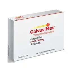 Farmacias Benavides 50 mg / 500 mg Metformina + Vildagliptina oferta