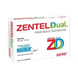 Farmacias Benavides 200 mg Albendazol + Quinfamida oferta
