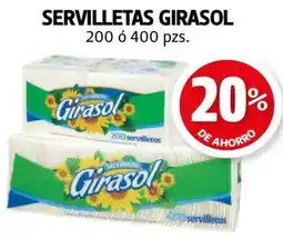 Farmacias Guadalajara Girasol servilletas oferta
