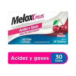 Farmacias Benavides Aluminio, Magnesio, Simeticona para Acidez + Gases Sabor Cereza oferta