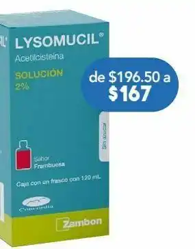 Farmacia San Pablo Lysomucil solución 2% 120ml. oferta