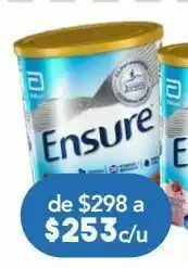 Farmacia San Pablo Ensure suplemento chocolate o fresa 400g. oferta