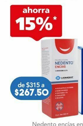 Farmacia San Pablo Nedento encías enjuague bucal 300ml oferta