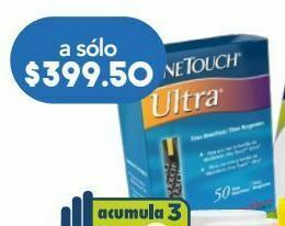 Farmacia San Pablo One touch ultra 50 tiras reactivas oferta