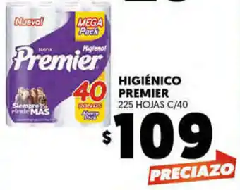 Merco Higiénico Premier 225 Hojas C/40 oferta