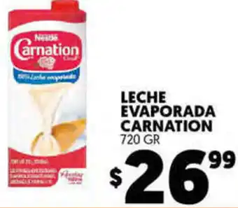 Merco Leche Evaporada Carnation 720gr oferta