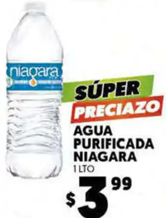 Agua Purificada Niagara 1lto