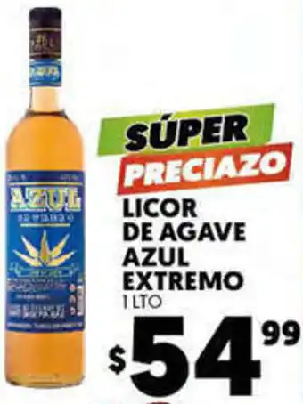 Merco Licor de Agave Azul Extremo 1lto oferta