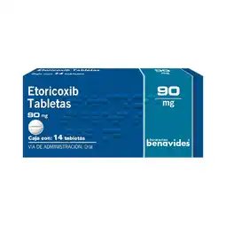 Farmacias Benavides 90 mg Etoricoxib oferta