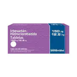 Farmacias Benavides 150 mg Irbesartán/12.5 mg Hidroclorotizida oferta