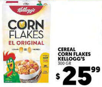 Merco Cereal Corn Flakes Kellogg's 300gr oferta