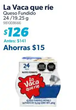 Sam's Club La Vaca que ríe queso fundido oferta