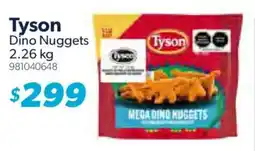 Sam's Club Tyson dino nuggets oferta