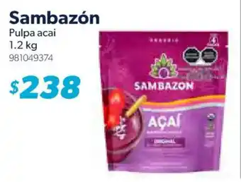 Sam's Club Sambazón pulpa acai oferta