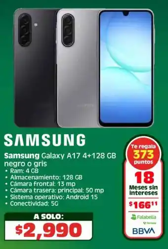 Soriana Híper Samsung galaxy A17 oferta