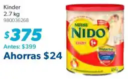 Sam's Club Nido Kinder 1+ oferta