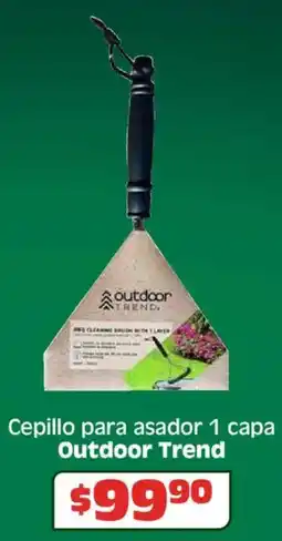 Soriana Híper Outdoor trend cepillo para asador 1 capa oferta