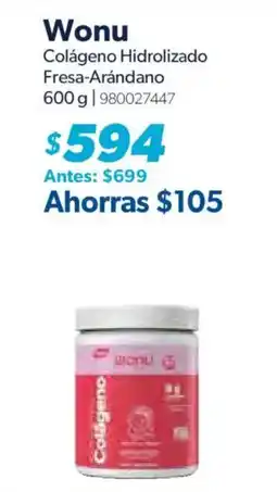 Sam's Club Wonu colágeno hidrolizado oferta