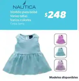 Sam's Club Nautica vestido para bebé oferta