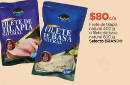 Chedraui Filete de tilapia natural 400 g o filete de basa natural 600 g oferta