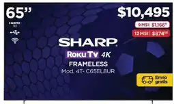 Chedraui SHARP 65" oferta