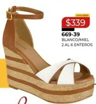 Cklass 669-39 Blanco/Miel 2 Al 6 Enteros oferta