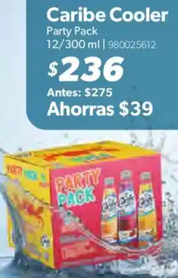 Sam's Club Caribe Cooler party pack oferta
