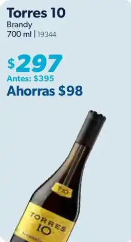 Sam's Club Torres 10 Brandy oferta