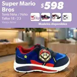 Sam's Club Super Mario Bros tenis oferta