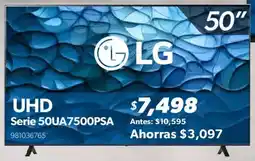 Sam's Club Lg smart tv 50" oferta