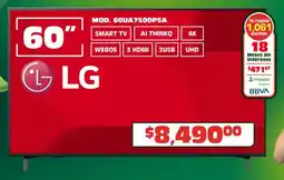 Soriana Híper Lg smart tv 60" oferta