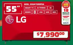 Soriana Híper Lg smart tv 55" oferta