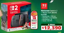 Soriana Híper Nintendo switch 2 + mario kart world bundle oferta