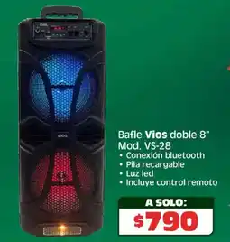 Soriana Híper Vios bafle doble 8" oferta