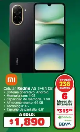 Soriana Híper Redmi celular A5 oferta