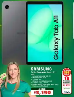 Soriana Híper Samsung tablet galaxy A11 oferta