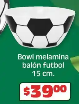 Soriana Híper Bowl melamina balón futbol oferta