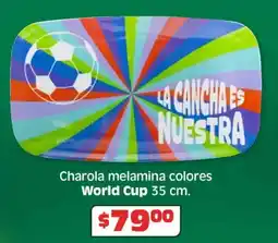 Soriana Híper World cup charola melamina colores oferta