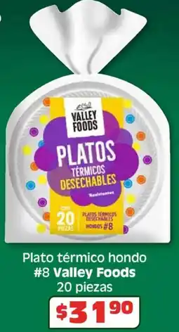 Soriana Híper Valley foods plato térmico hondo oferta