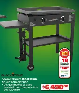 Soriana Híper Blackstone asador plancha de 28" para exterior oferta