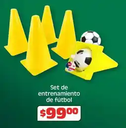 Soriana Híper Set de entrenamiento de fútbol oferta