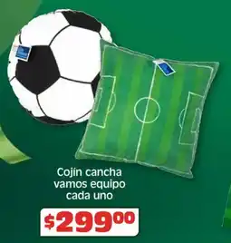 Soriana Híper Cojín cancha vamos equipo cada uno oferta