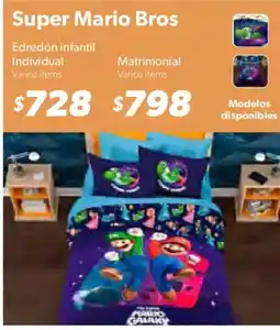 Sam's Club Super Mario Bros Matrimonial oferta