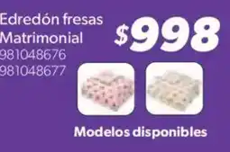 Sam's Club Edredón fresas matrimonial oferta