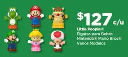 Bodega Aurrerá Little People figuras para bebés nintendo mario bros oferta