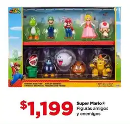 Bodega Aurrerá Super Mario figuras amigos y enemigos oferta