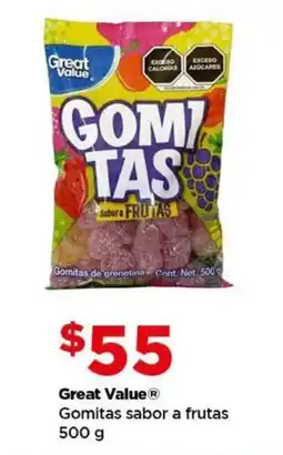 Bodega Aurrerá Great Value gomitas sabor a frutas oferta