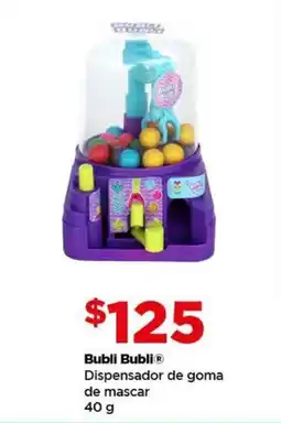 Bodega Aurrerá Bubli Bubli dispensador de goma de mascar oferta
