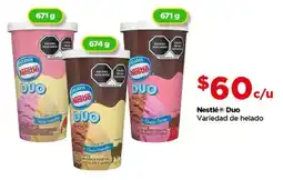 Bodega Aurrerá Nestlé duo variedad de helado oferta