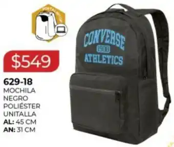 Cklass 629-18 Mochila Negro Poliéster Unitalla Al: 45cm An: 31cm oferta